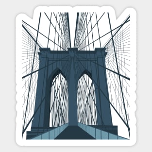 Brooklyn bridge Sticker